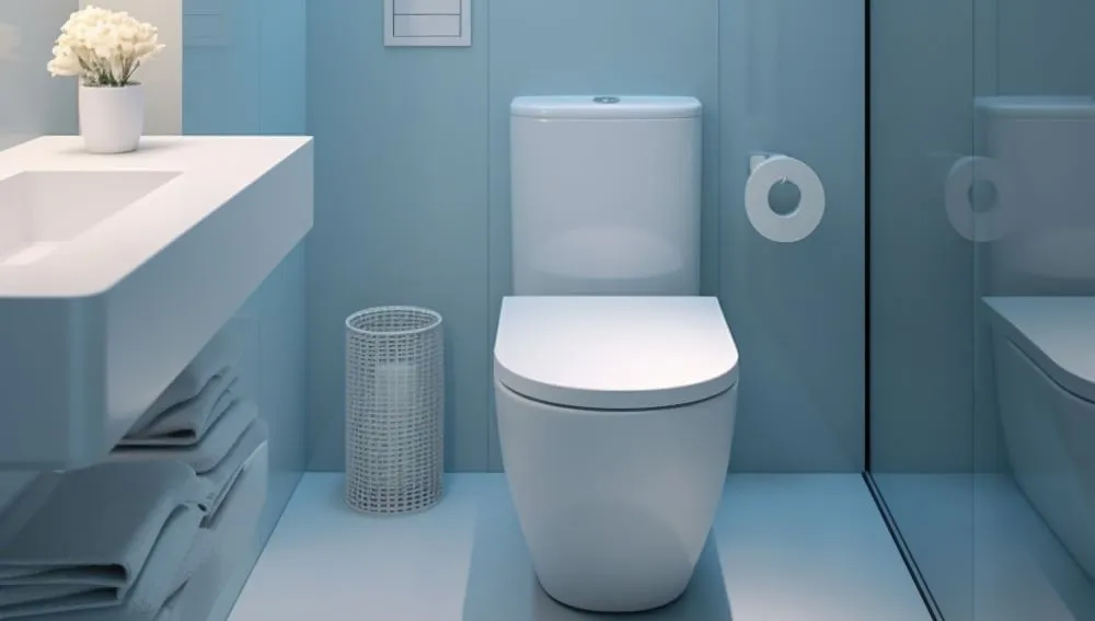 Un WC public moderne autonettoyant